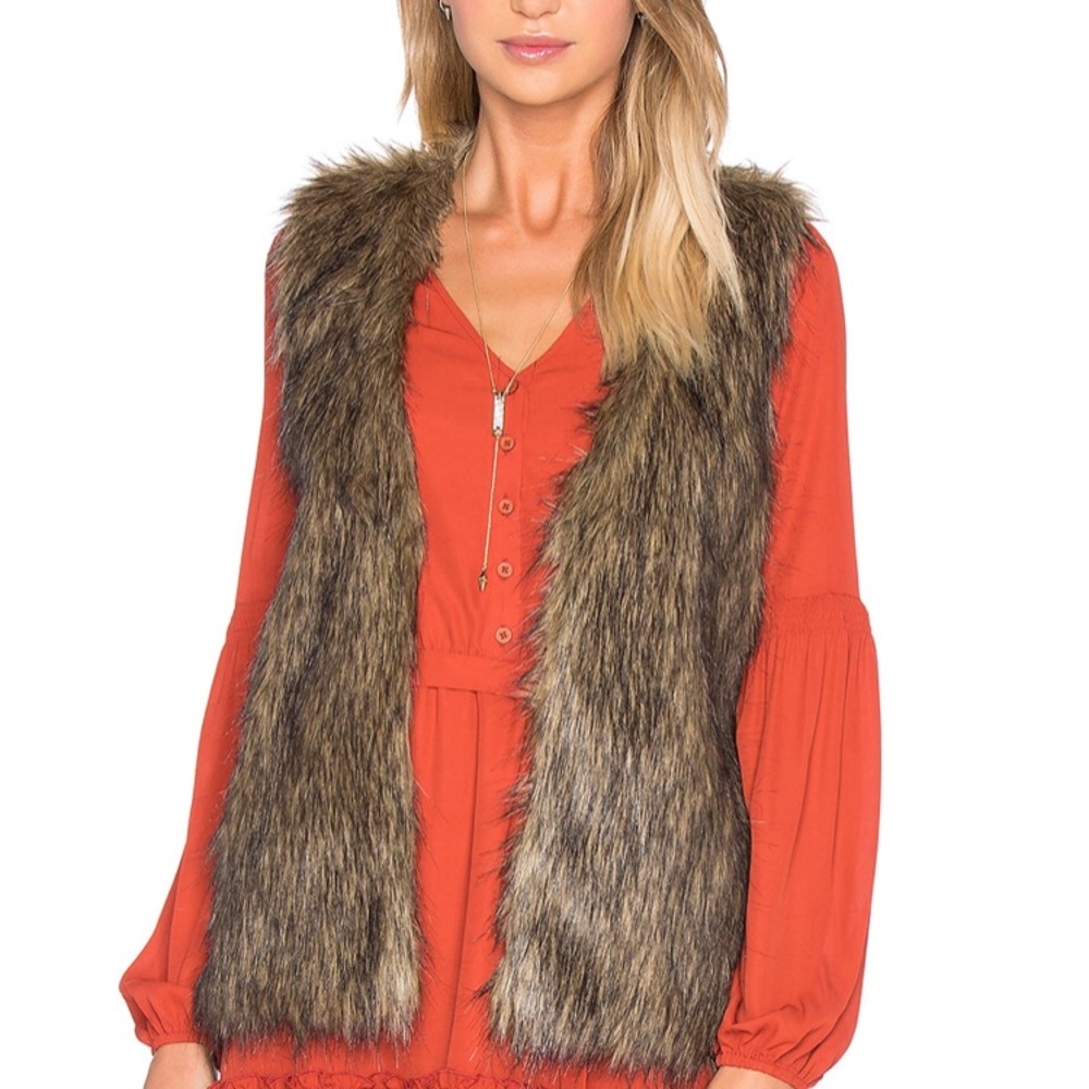 Jack faux fur vest